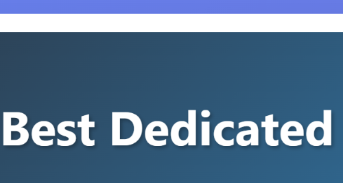 Best Dedicated Web Hosting Server
