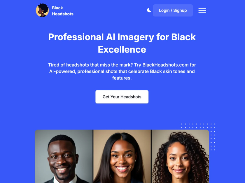 Black Headshots product image