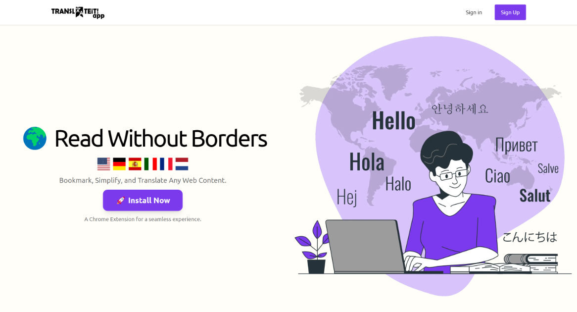 TranslateItApp product image