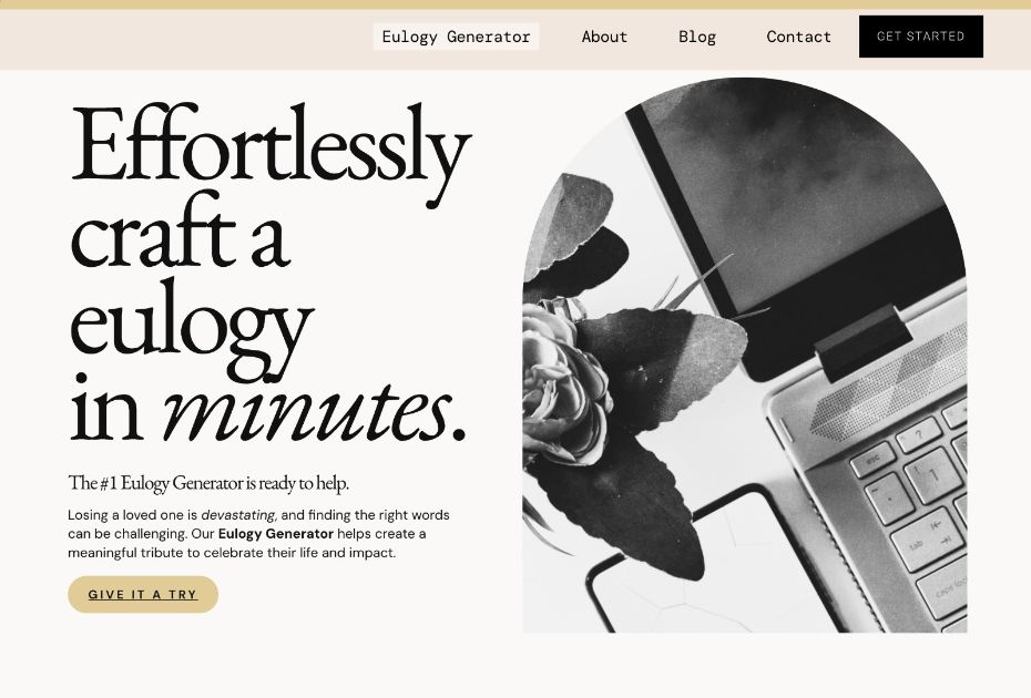 Eulogy Generator product image