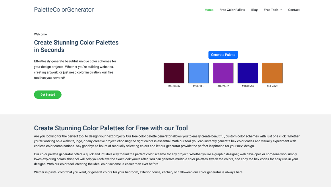 Palette Color Generator product image