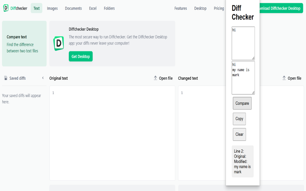 Diff Checker Chrome Extension product image