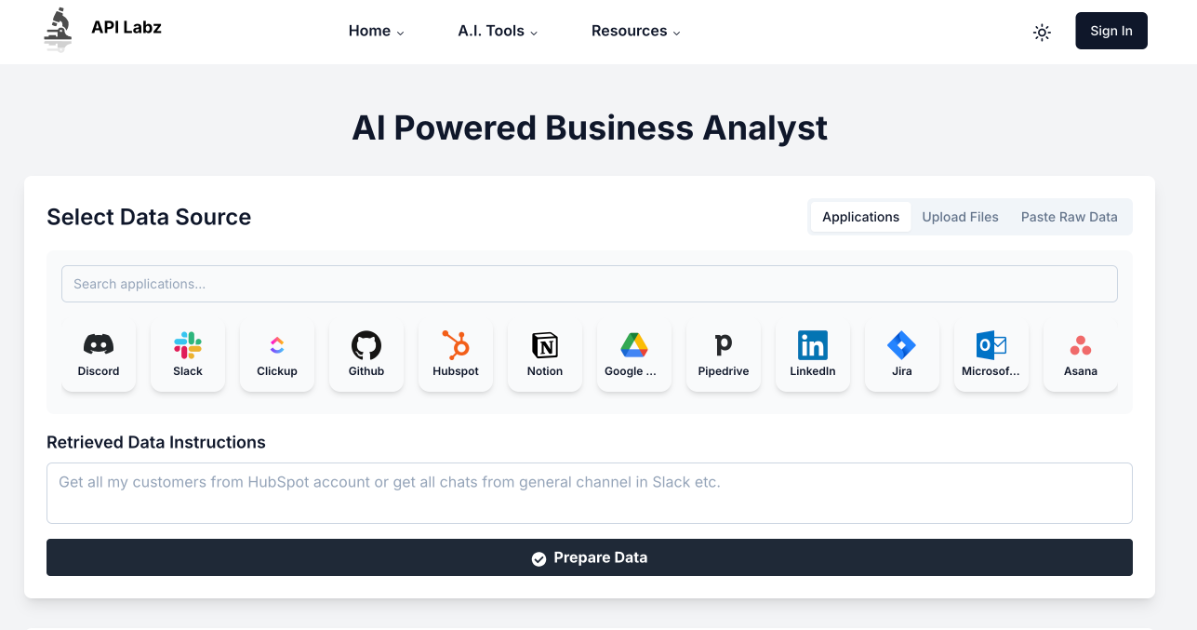 AI Business Analyst  product image