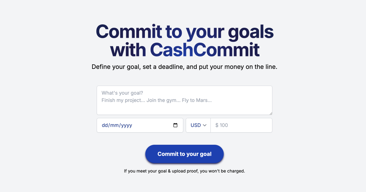 CashCommit product image