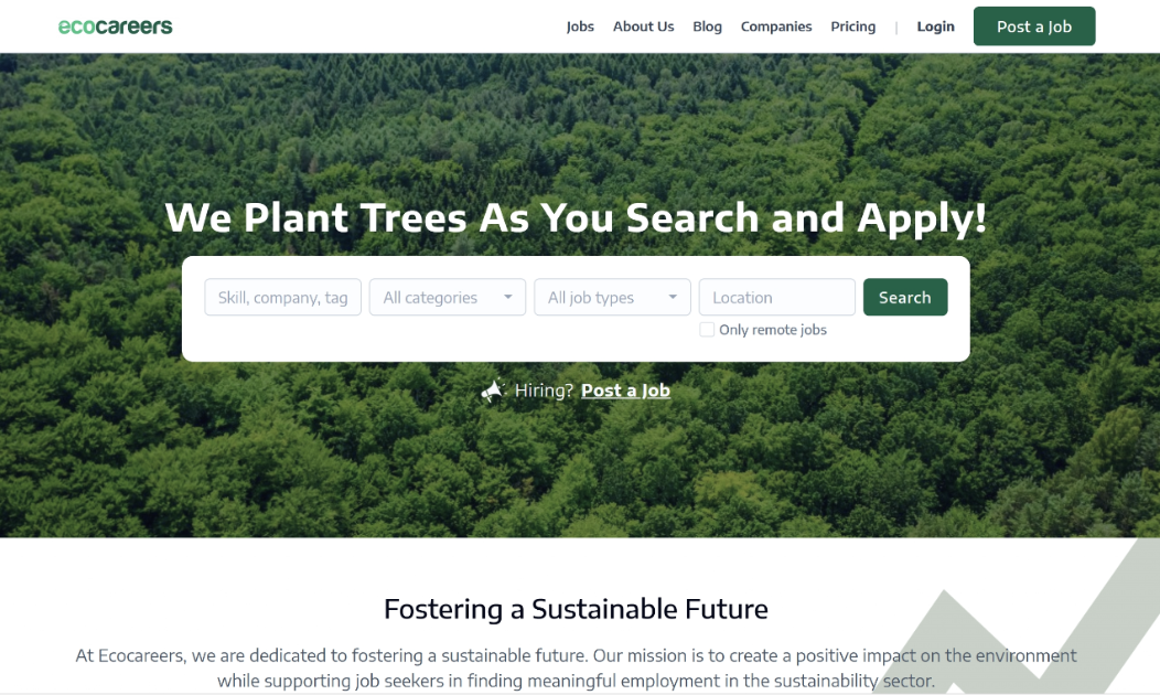 Ecocareers product image
