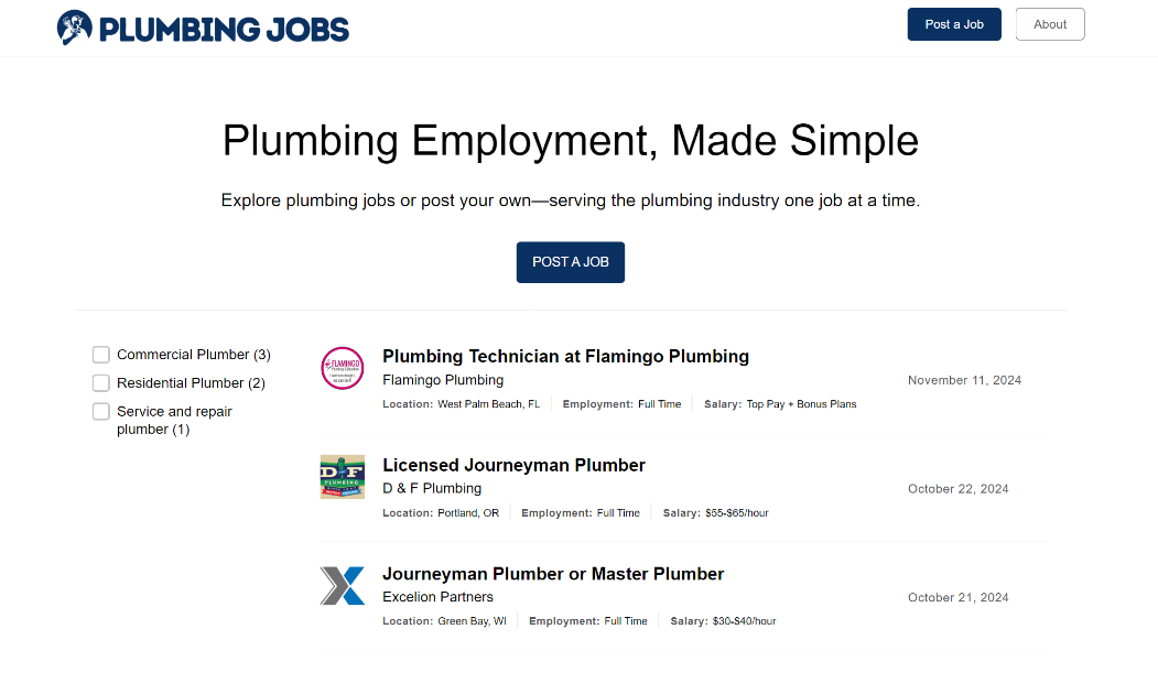 PlumbingJobs.com product image