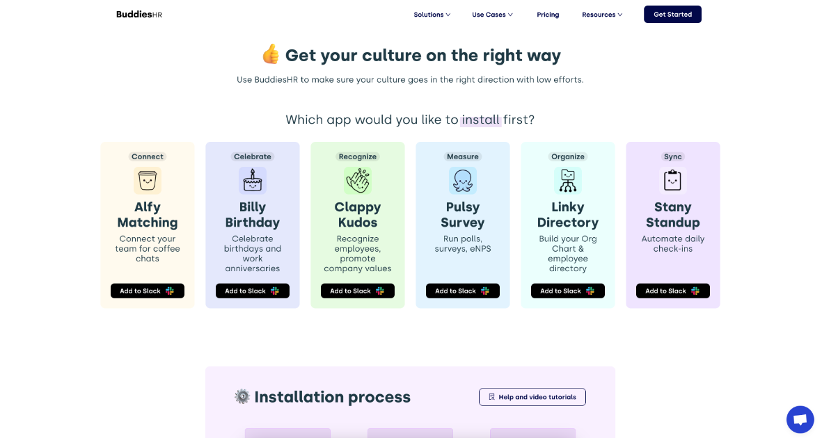 BuddiesHR Slack apps product image
