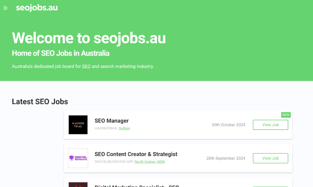 SEO Jobs Australia product image