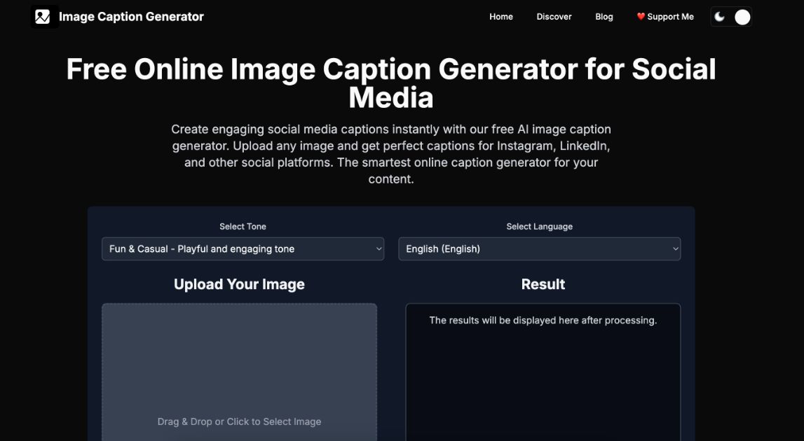 Image Caption Generator product image