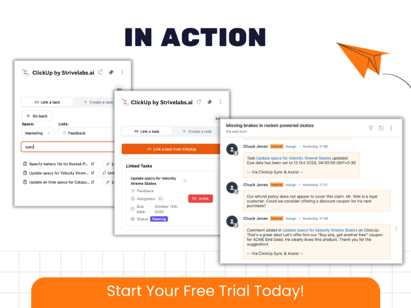 Zendesk-ClickUp Sync Agent product image