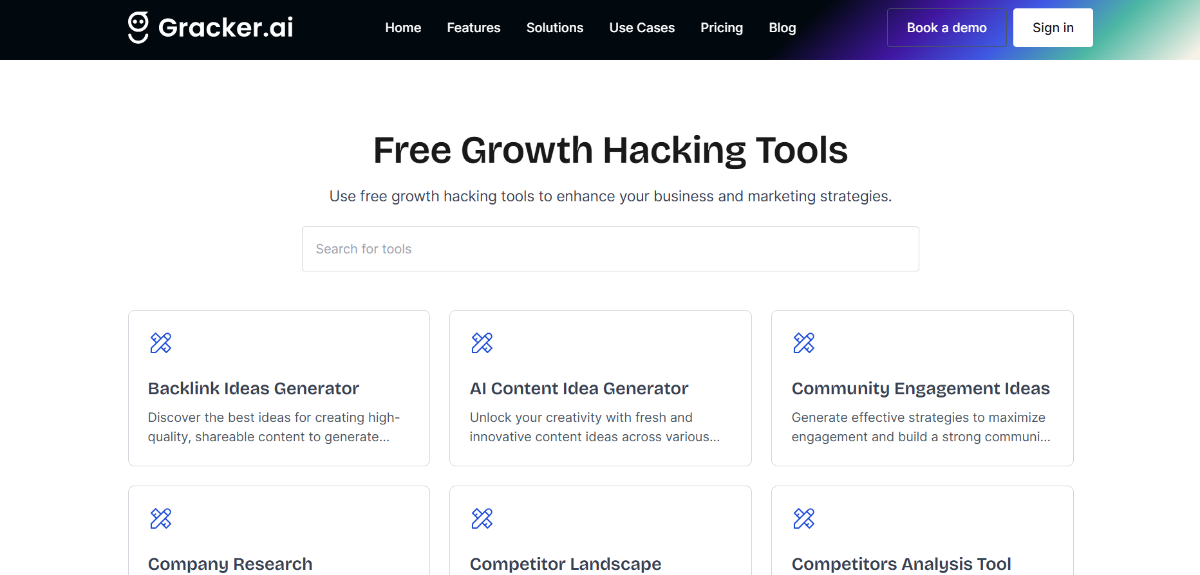 GrackerAI Free Tools product image