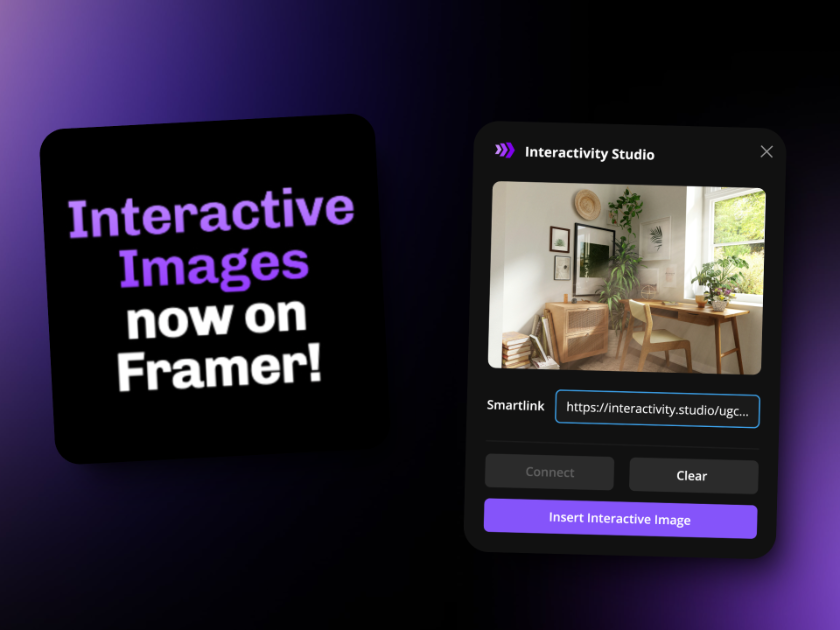 Interactivity Studio for Framer product image