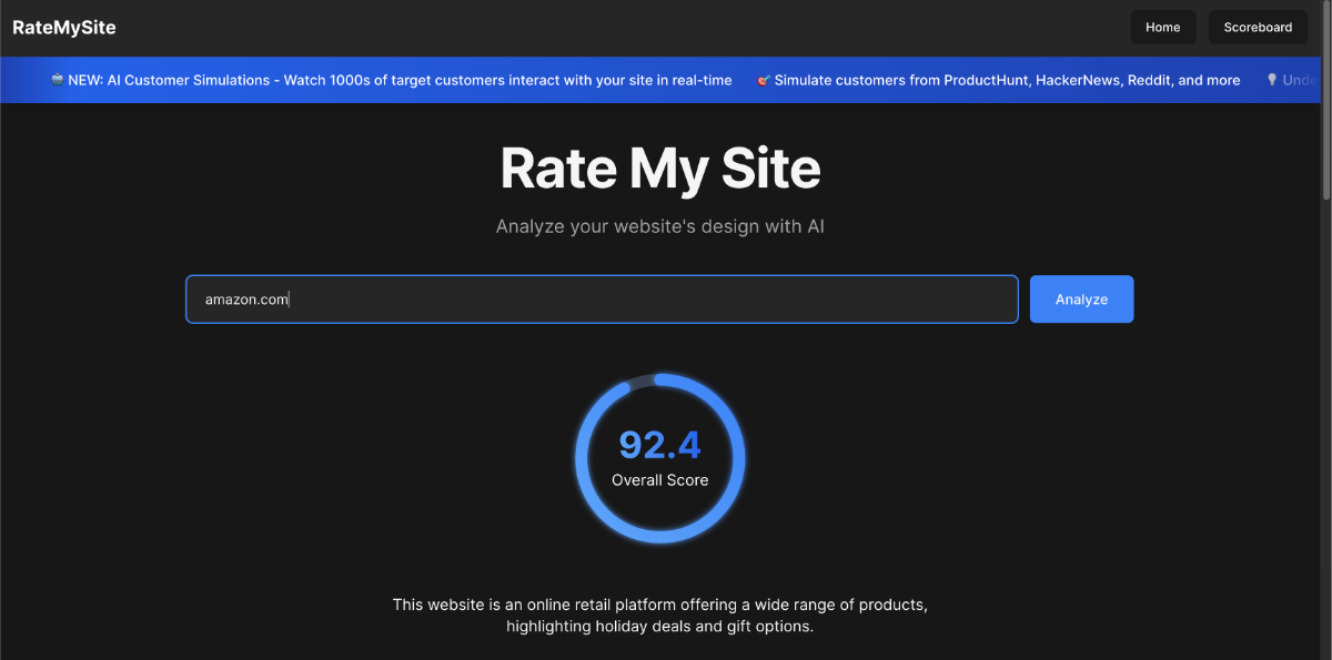 RateMySite product image