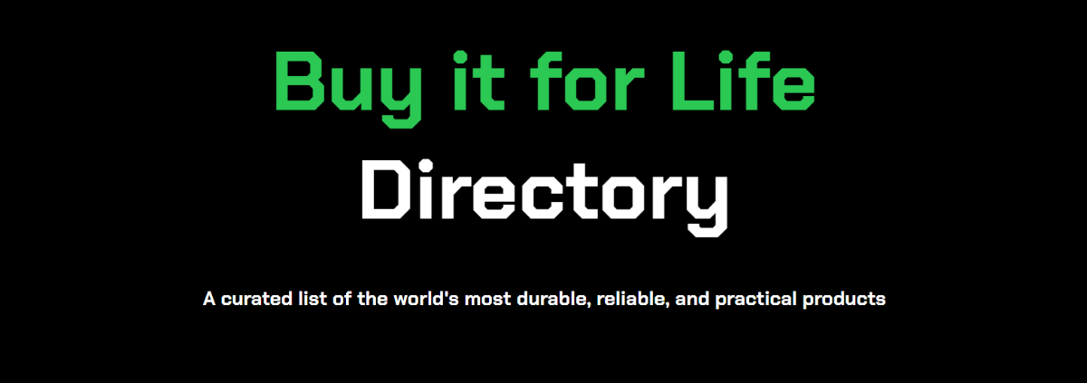 Buy it for Life product image