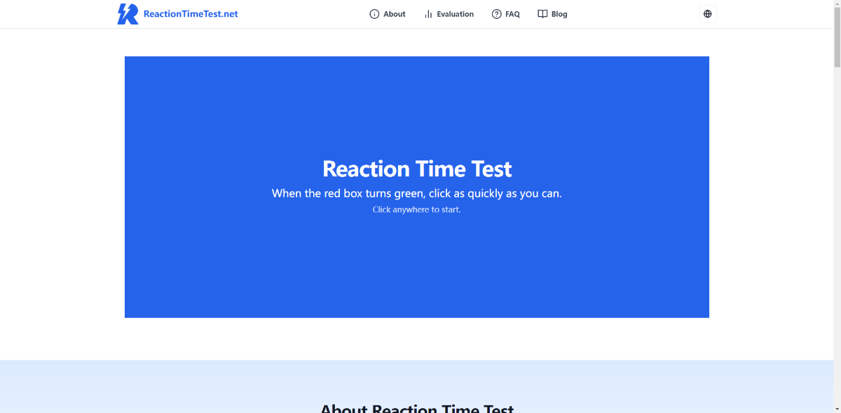  Reaction Time Test product image