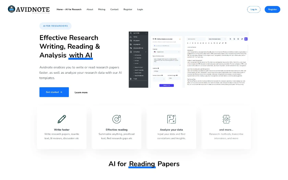 Avidnote product image