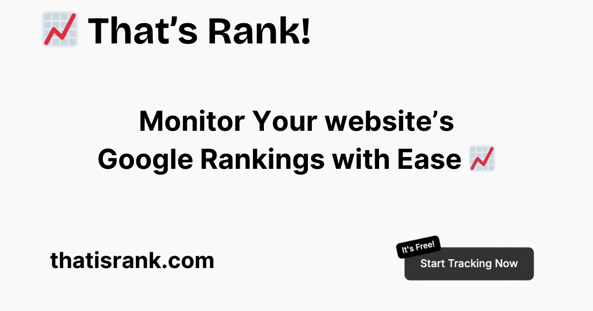 That's Rank! product image
