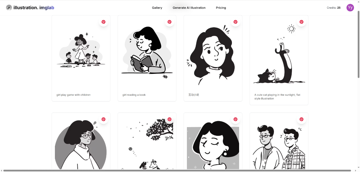 Notion style illustration generator image number 11