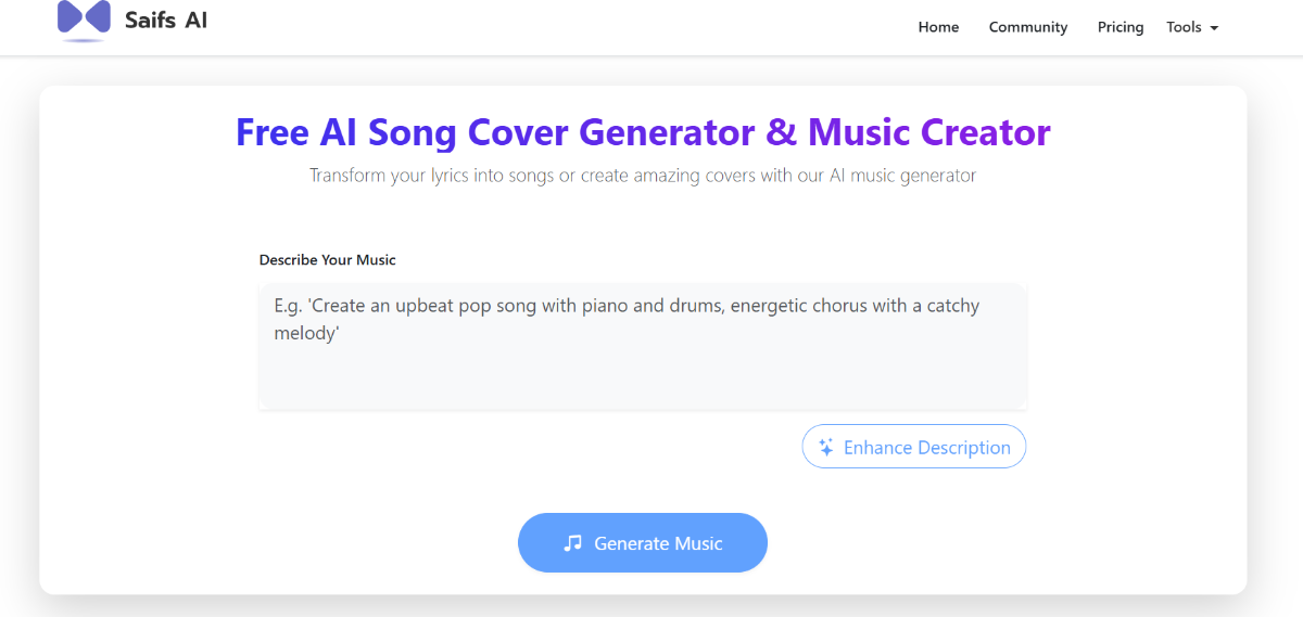 AI Music Generator: Saifs AI image number 11