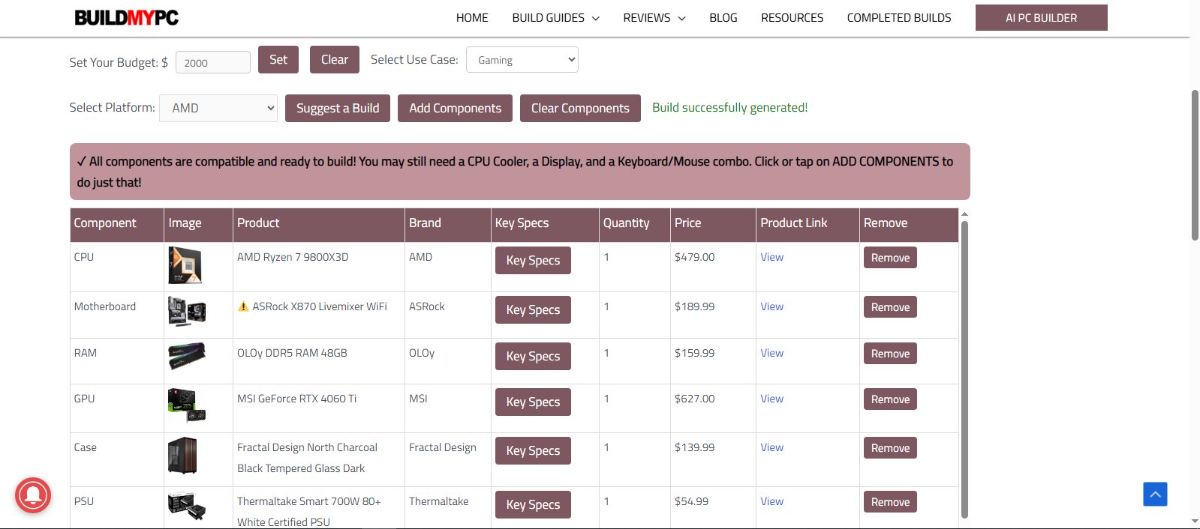 AI PC Builder image number 01