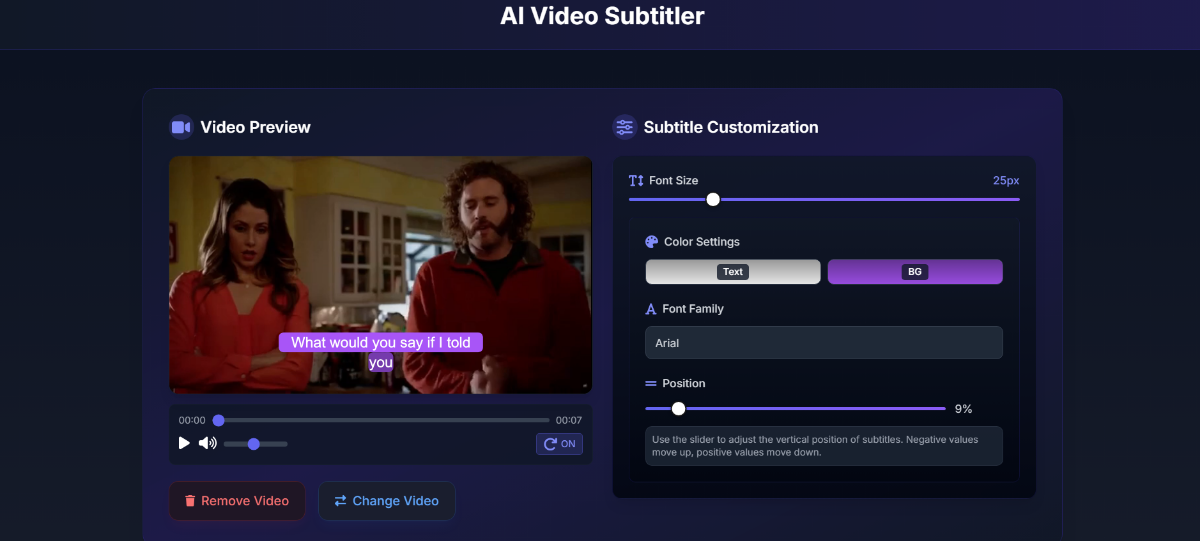 AI Video Subtitler image number 21