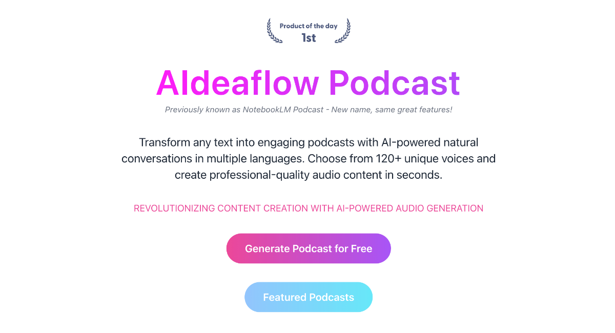 AIdeaFlow Podcast product image