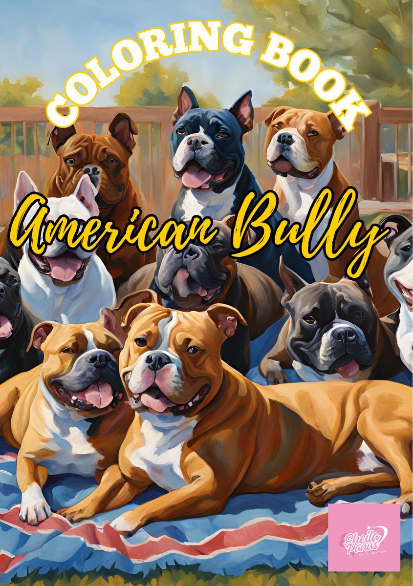 American Bully Coloring Book product image