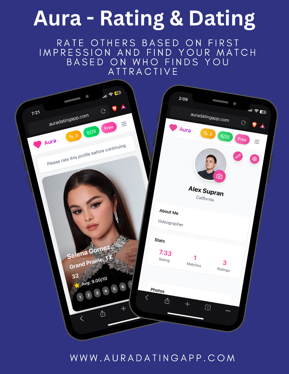 Aura Rating & Dating App screenshot 1
