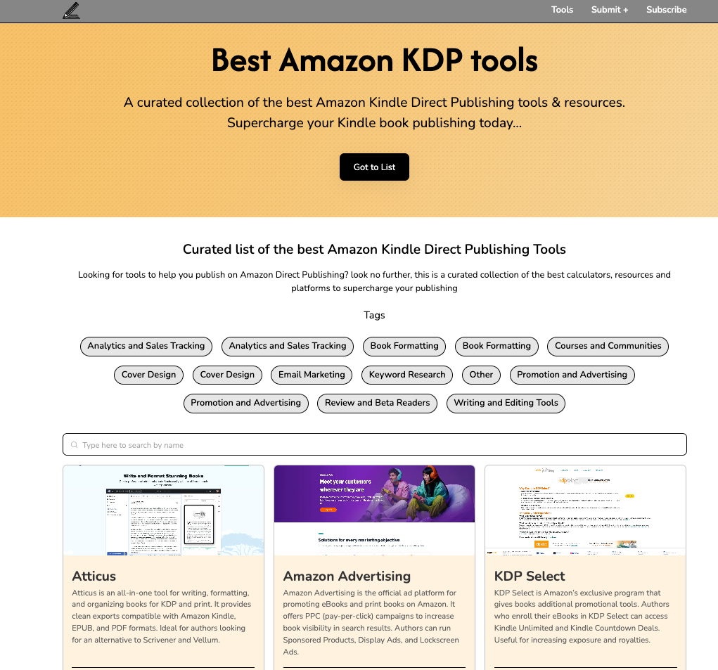 Best KDP Tools product image