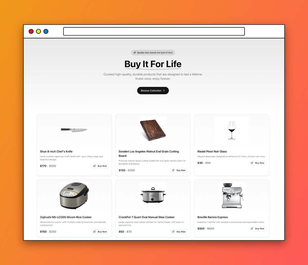 Buy It For Life image number 01
