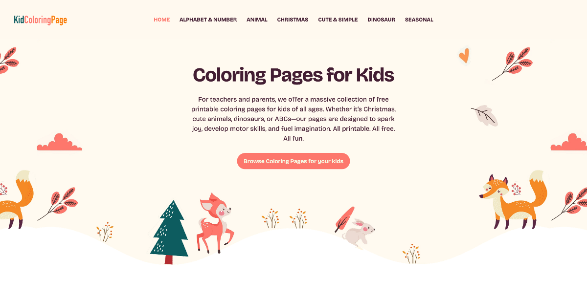 Coloring Pages for Kids product image