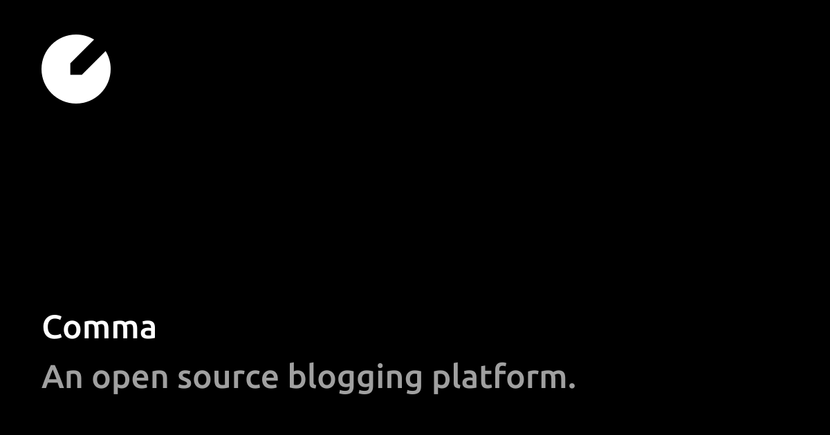 Comma product image