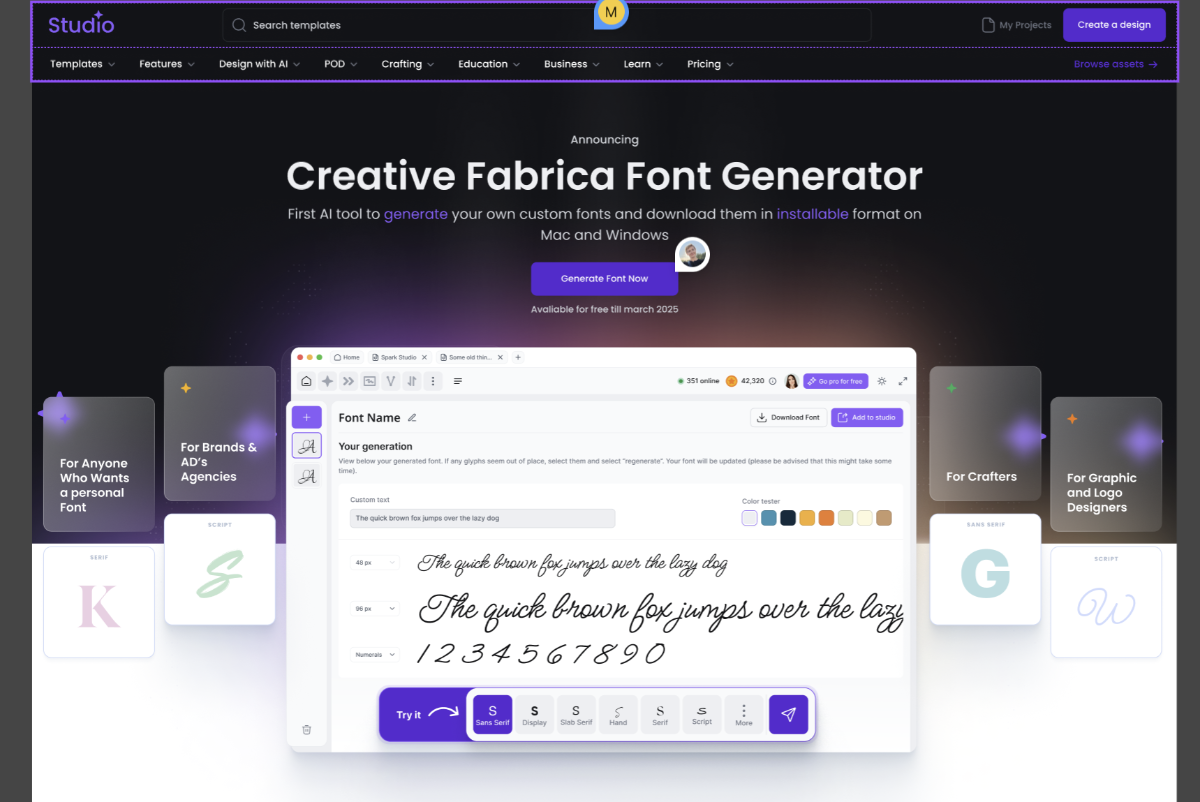 CreativeFabrica Font Generator image number 11