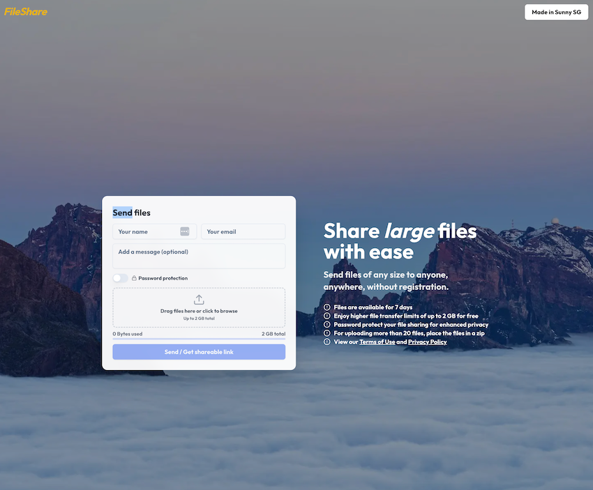 Fileshare.dev product image