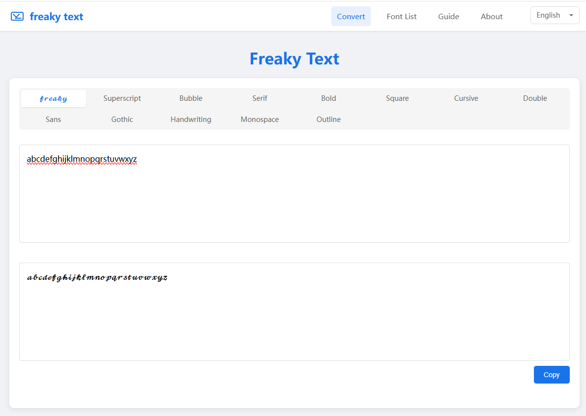 freakytextgenerator product image