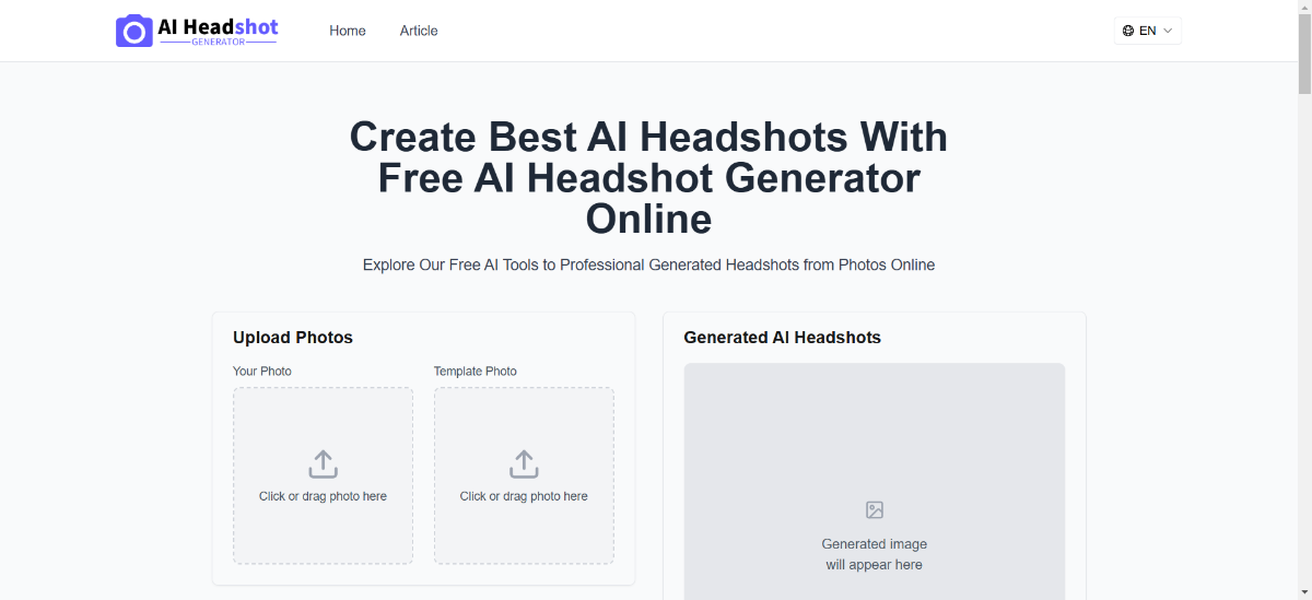 Free AI Headshot Generator product image