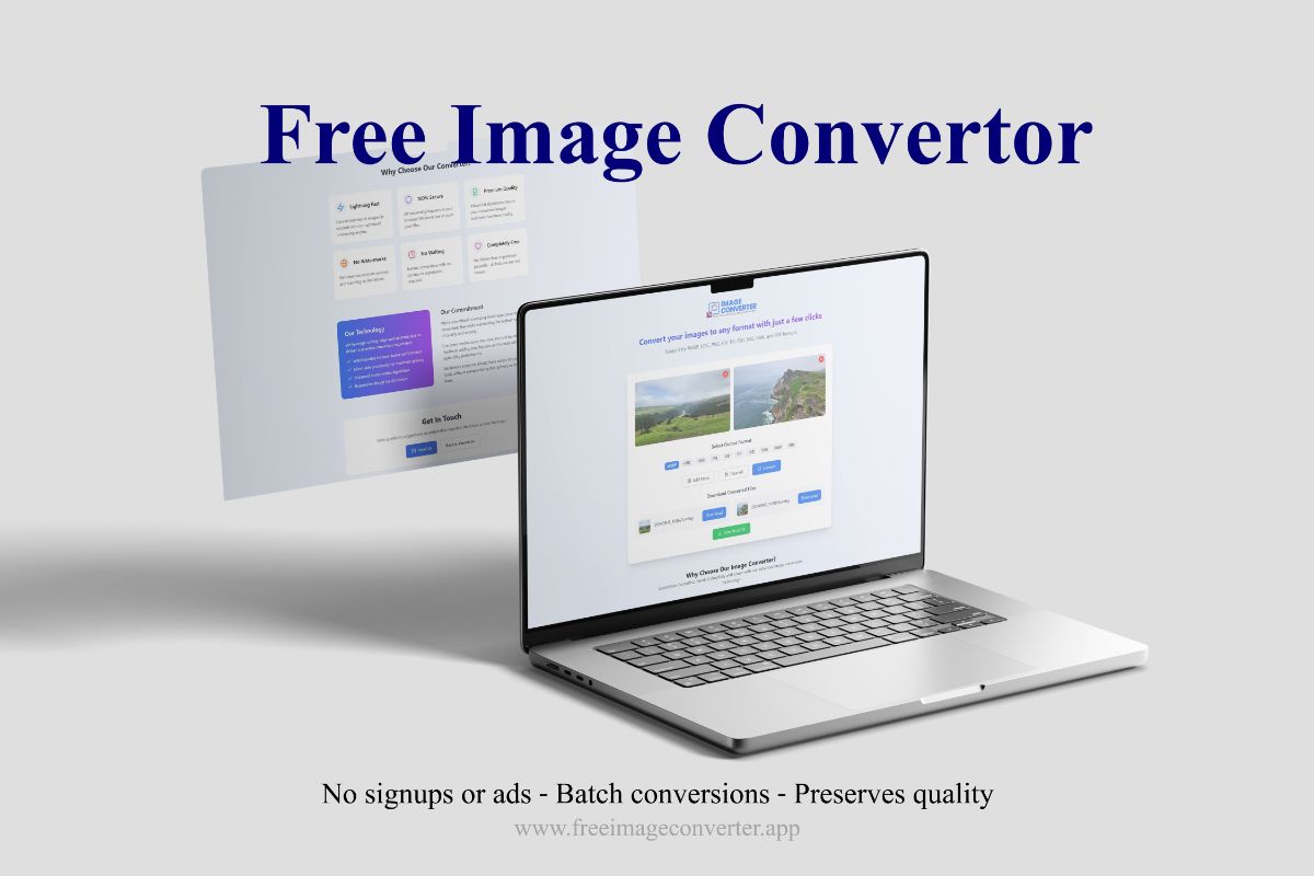 Free Image Converter - Fast, Ad-Free image number 01