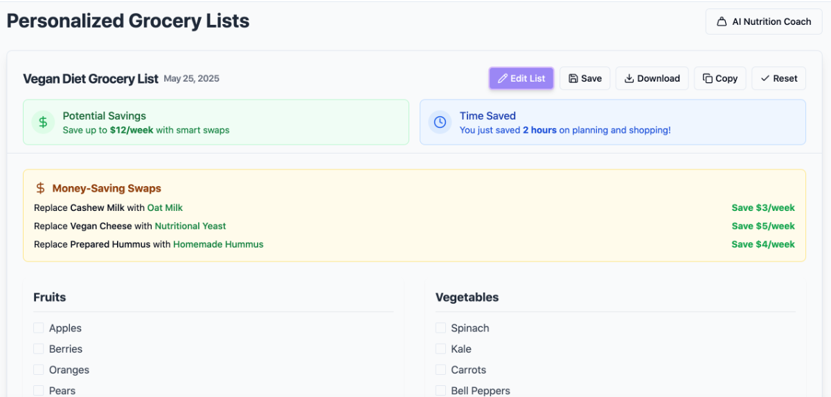 Grocery List AI image number 11