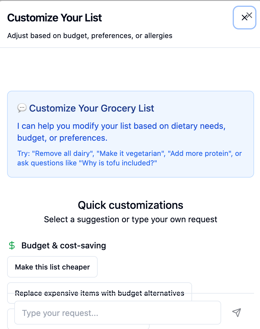 Grocery List AI image number 21