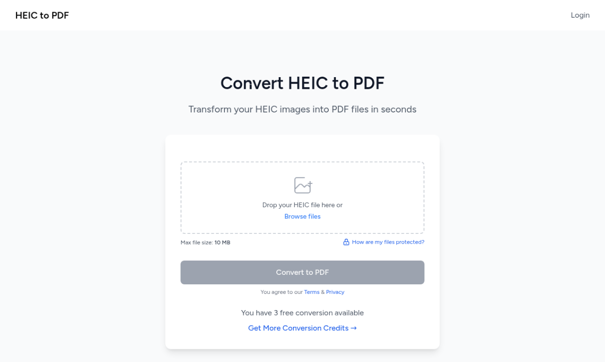 HEIC to PDF product image