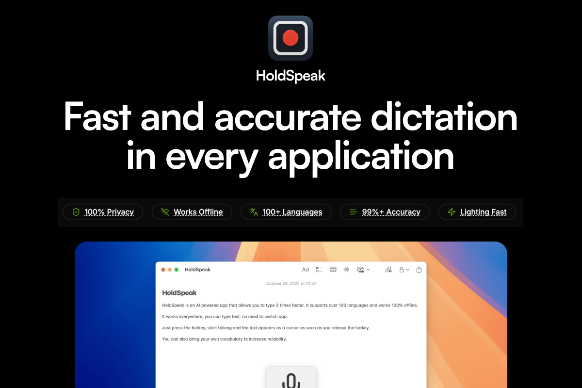 HoldSpeak image number 01