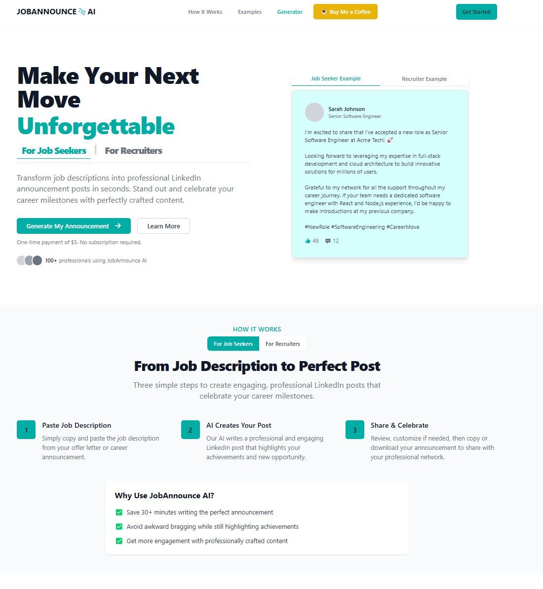 JobAnnounce AI image number 01