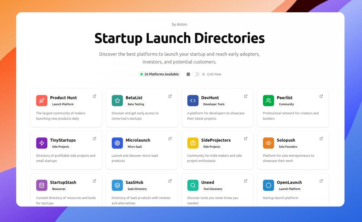 Launch List image number 01