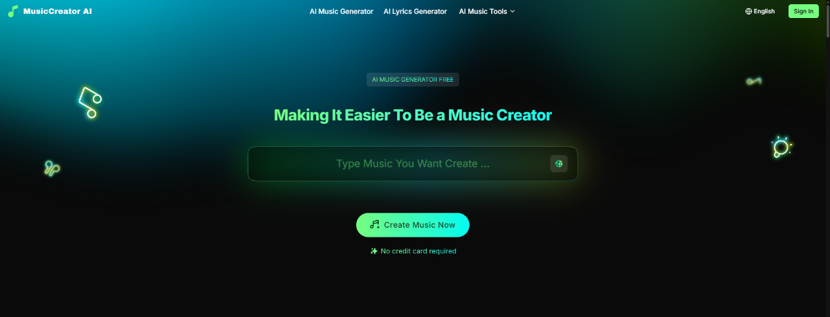 MusicCreator AI product image
