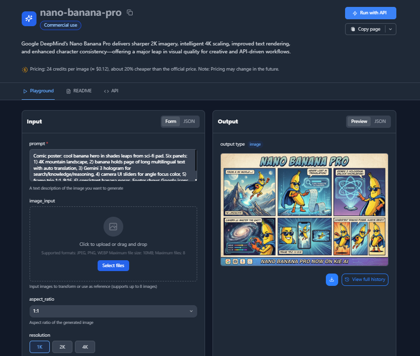 Nano Banana Pro API - Kieai product image