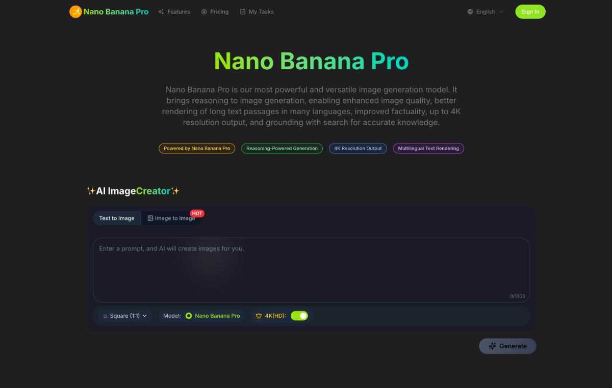 Nano Banana Pro product image