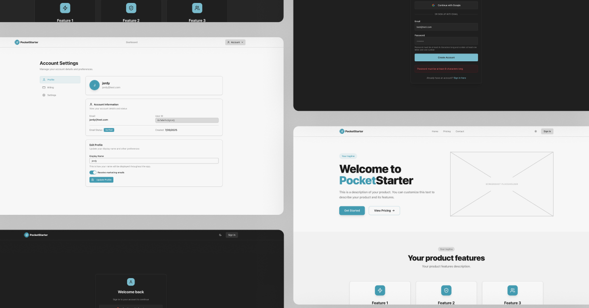 PocketStarter SaaS Boilerplate image number 11