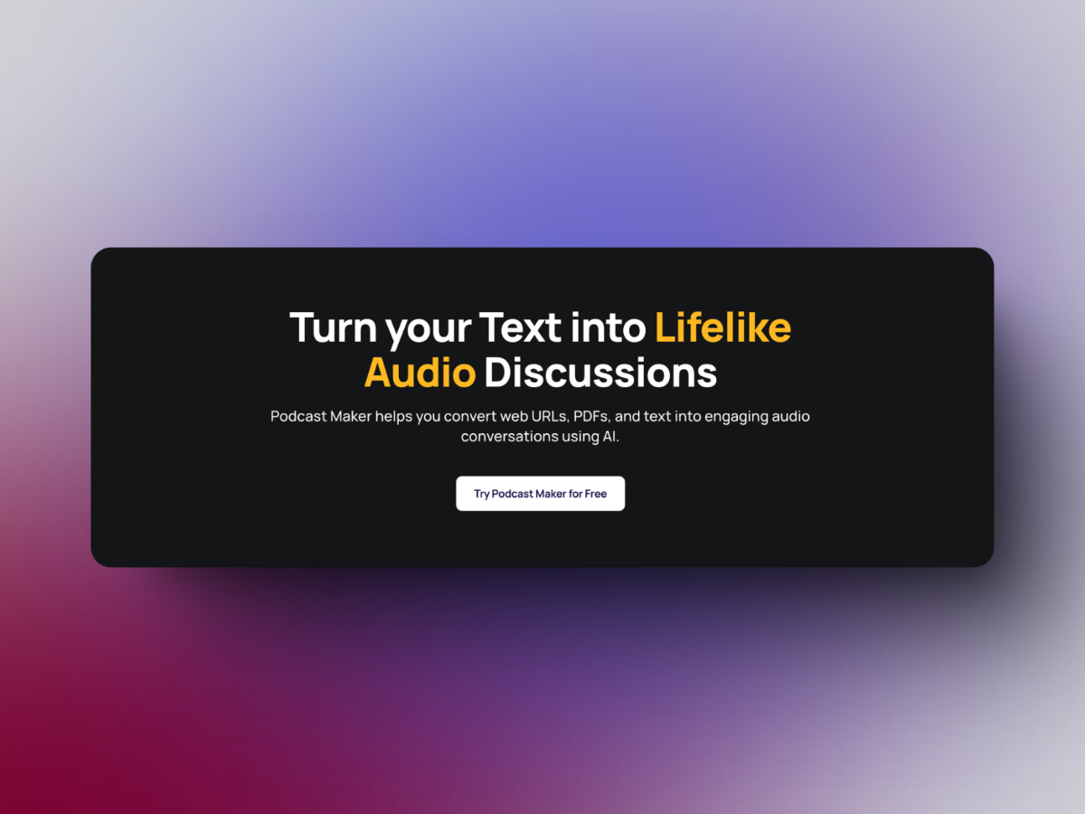 Podcast Maker image number 01