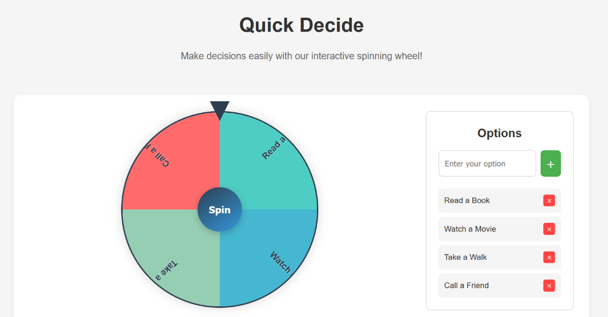 Quick Decide image number 01