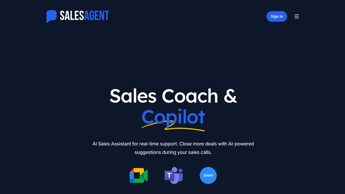 SalesAgent Chat image number 01